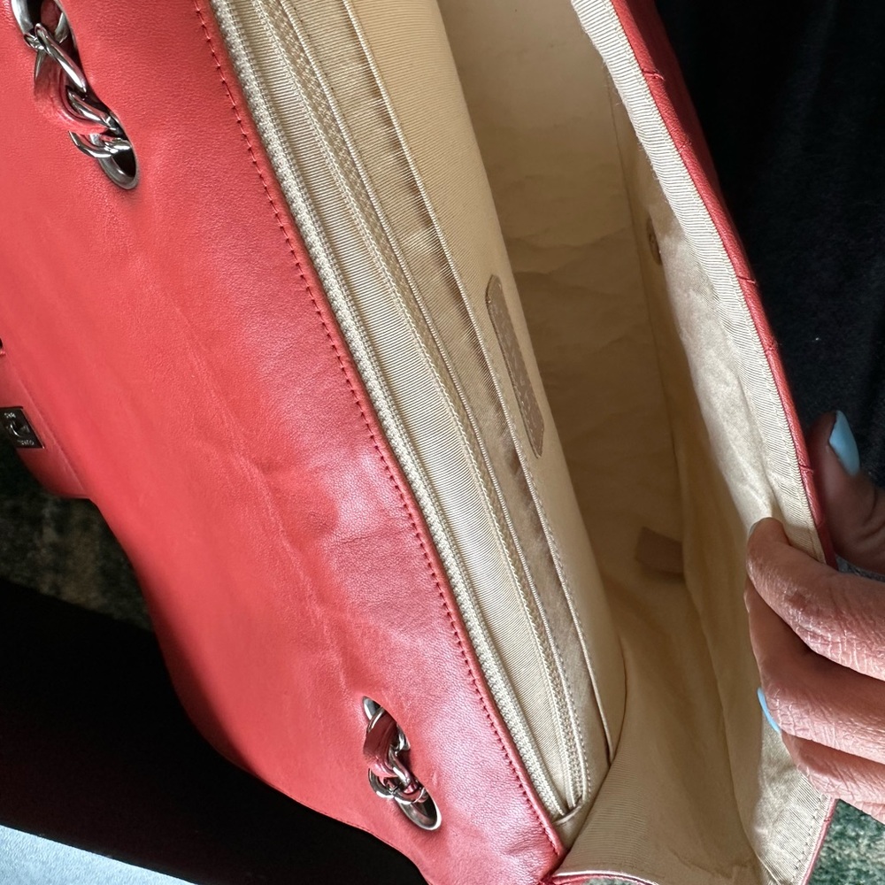 Chanel Lambskin Single Flap bag Jumbo